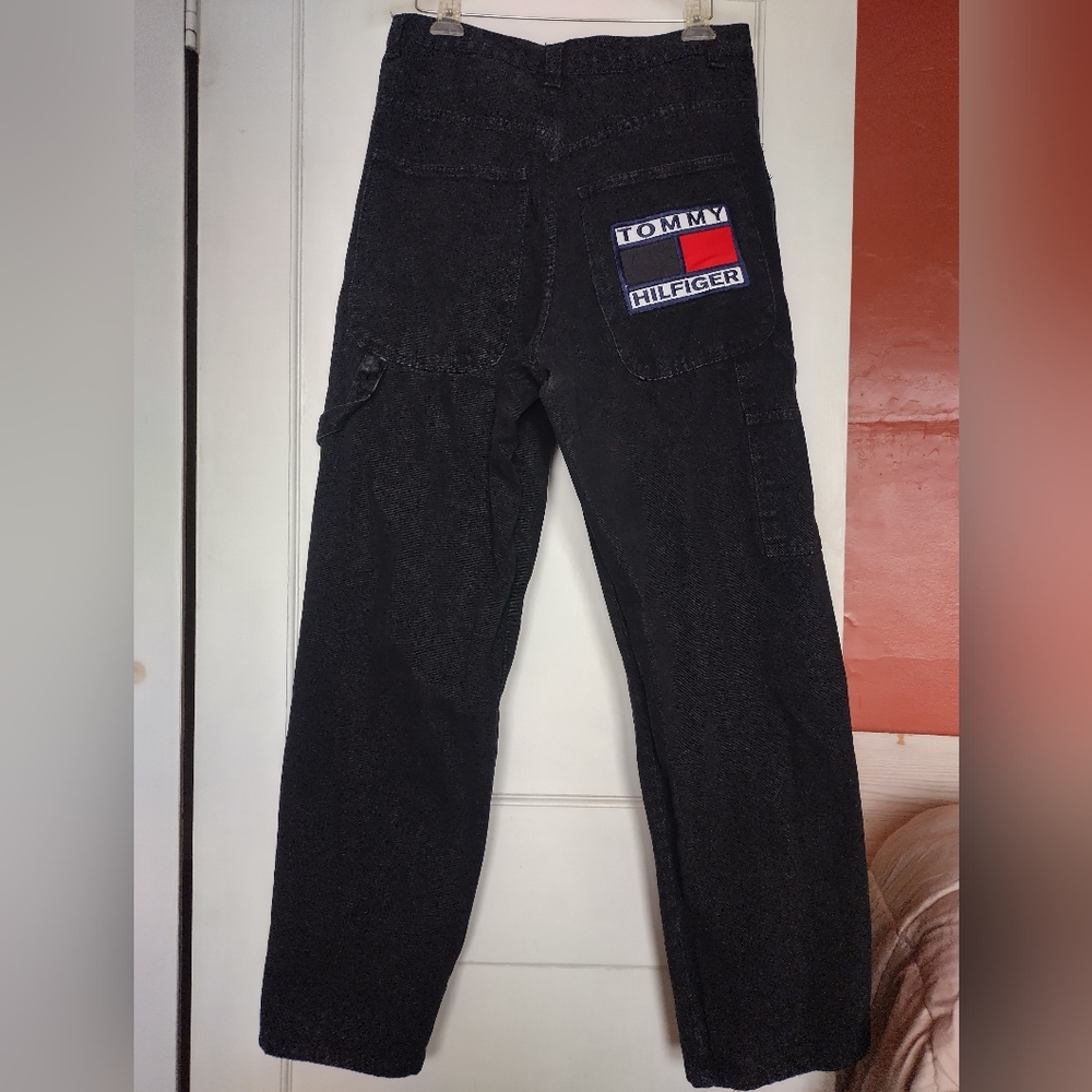 Tommy Hilfiger Carpenter Jeans (Measure 33 x 33) Black